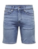 Only & Sons Onsweft Kot Şort Koyu Mavi, 5003117837