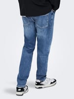 Only & Sons Onsweft Reg. M. Blue 6755 Dnm Jeans NoosDar kesim kot pantolonErkek