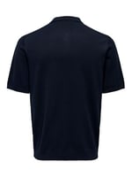 Only & Sons ONSWYLER LIFE REG 14 SS ZIP POLO KNIT Triko Erkek