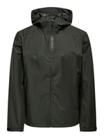 Only & Sons Su Geçirmez Ceket, S, 22031606, Peat, Erkek