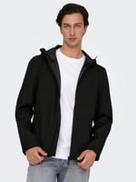 Only & Sons Su Geçirmez Siyah Mont, M, EONLYSCKT000001, SİYAH, Erkek