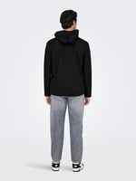 Only & Sons Su Geçirmez Siyah Mont, M, EONLYSCKT000001, SİYAH, Erkek