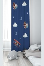 ontheclouds Lacivert Uçak Bulut Desenli Bebek Çocuk Fon Perde, 140 x 200, TYC00484851331, petrol mavisi - Seçenekler: 70 x 200, 70 x 240, 70 x 270, 140 x 200, 140 x 240...