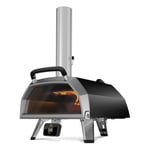 Ooni Karu 2 Pro Çok Yakıtlı Taşınabilir Pizza Fırını - Taş ve Termometreli Dış Mekan Odun Yakıtlı Pizza Makinesi - Arka Bahçe Pişirme için 16 İnç Fırın (Karu 2 Pro)