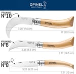 Opinel Inox 8 No Kayın Saplı Paslanmaz Bağ Çakısı