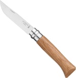 Opinel Inox Meşe Saplı Paslanmaz Çelik Bıçak, Kahverengi, No.8