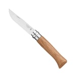 Opinel Inox Meşe Saplı Paslanmaz Çelik Bıçak, Kahverengi, No.8