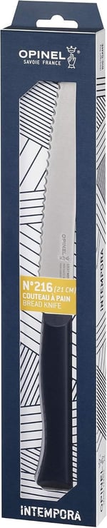 Opinel Intempora No216 Paslanmaz Çelik Ekmek Bıçağı, Unisex, Lacivert, Standart