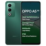 Oppo A5-5G Telefon, 8GB RAM, 256GB Hafıza, Android Akıllı Telefon, 50MP Kamera, Uzun Pil Ömrü (Aurora Green)
