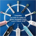 Oral-B Cross Action fırça başlığı, elektrikli diş fırçası, 8 adet paket, posta kutusu atmak için uygun, siyah - Seçenekler: 1 Count (Pack of 1), 8 Stück (1er Pack)