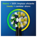 Oral-B Cross Action fırça başlığı, elektrikli diş fırçası, 8 adet paket, posta kutusu atmak için uygun, siyah - Seçenekler: 1 Count (Pack of 1), 8 Stück (1er Pack)