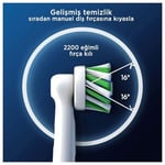 Oral-B Cross Action X-Filament Şarjlı Diş Fırçası Yedek Başlığı 4 Adet
