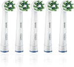 Oral-B CrossAction elektrikli diş fırçası başlığı, 5 adet, CleanMaximiser kılları ile bütünsel ağız temizliği