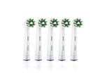 Oral-B CrossAction elektrikli diş fırçası başlığı, 5 adet, CleanMaximiser kılları ile bütünsel ağız temizliği