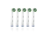 Oral-B CrossAction elektrikli diş fırçası başlığı, 5 adet, CleanMaximiser kılları ile bütünsel ağız temizliği