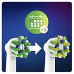 Oral-B CrossAction fırça başlığı, CleanMaximiser kıllı, bütünsel ağız temizliği için, 10 adet - Seçenekler: 8 adet, 10 adet