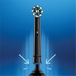 Oral-B CrossAction fırça, siyah, 4 adet - Seçenekler: 1 Count (Pack of 5), 1 Count (Pack of 6), 4 pièces...