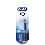 Oral-B İo Black Ultimate Clean Yedek Diş Fırçası Başlığı, 4 Adet, Siyah