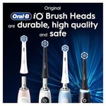 Oral-B iO elektrikli diş fırçası için yumuşak temizlik fırçaları, 4 adet, iO teknolojili yumuşak diş temizliği, posta kutusu uyumlu ambalaj