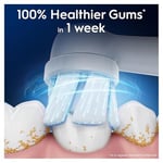 Oral-B iO elektrikli diş fırçası için yumuşak temizlik fırçaları, 4 adet, iO teknolojili yumuşak diş temizliği, posta kutusu uyumlu ambalaj