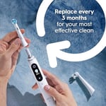 Oral-B iO Serisi Elektrikli Diş Fırçaları için iO Serisi Ultimate Clean Yedek Fırça Kafası, Siyah, (4'lü Paket) - Seçenekler: 1 Count (Pack of 4), 6 Count (Pack of 1)