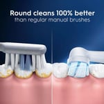 Oral-B iO Serisi Nazik Bakım Elektrikli Diş Fırçası Yedek Fırça Başlıkları, Oral-B Elektrikli Diş Fırçası için, 4 Adet, Beyaz