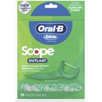 Oral-B Komple Glide Floss Penaları, Scope Outlast, 75 ct