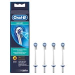 Oral-B OxyJet takma başlığı, yenilikçi mikro hava kabarcığı teknolojisi ile hedefli temizlik için, 4 adet, ED17-4, çok renkli
