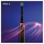 Oral-B Pro 3 3500 Edition seyahat kılıflı, siyah, 3 adet (tekli paket)