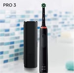 Oral-B Pro 3 3500 Edition seyahat kılıflı, siyah, 3 adet (tekli paket)