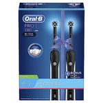 Oral-B Pro 790 elektrikli diş fırçası, derinlemesine temizlik için, 2 adet diş fırçası, siyah
