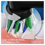 Oral-B Pro 790 elektrikli diş fırçası, derinlemesine temizlik için, 2 adet diş fırçası, siyah