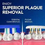 Oral-B Pro-Health Pulsar Pil Diş Fırçası, Yumuşak, Mavi, 2 Adet (1'li Paket)