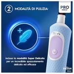 Oral-B Pro Kids Elektrikli Diş Fırçası Çocuk, Disney Frozen 1 Yumuşak Fırça, 1 Seyahat Çantası, Zamanlayıcı ve Titreşim, Şarj Edilebilir Pil, 4 Çıkartma, 3 Yaş ve Üstü
