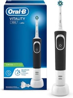 Oral-B Vitality 100 elektrikli diş fırçası, döner/salınımlı, siyah, 1 adet (tekli paket)