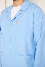 Orange Safety Açık Mavi Erkek İş Önlüğü