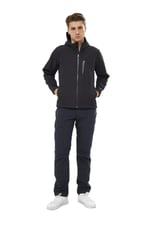 Orange Safety Softshell Gri Mont Ceket