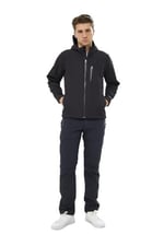 Orange Safety Softshell Gri Mont Ceket