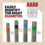 Oregon Yuvarlak eğe 4,0 mm testere zincirleri için 3/8 1,3 mm 12'li paket