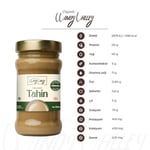 Organic Windy Valley Tahin/ECOCERT Sertifikalı (300gr) Cam Kavanoz-Veganlara Uygun-Glutensiz-Yerli Susam-Helal-
