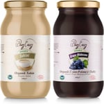 Organic Windy Valley Üzüm Pekmezi & Tahin/ECOCERT Sertifikalı (460gr + 300gr)