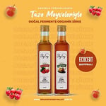 Organik Alıç Sirkesi/ECOCERT Sertifikalı (500ml), Kalp Dostu Geleneksel Fermentasyon