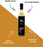 Organik Fermente Mandalina Sirkesi Katkısız Cam Şişe – 500 ml