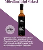 Organik Fermente Mürdüm Sirkesi Katkısız Cam Şişe – 250 ml