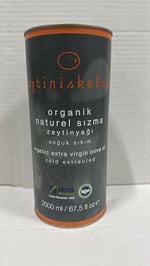 Organik Natürel Sızma Zeytinyağı 2000 ml Teneke