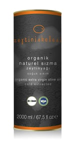 Organik Natürel Sızma Zeytinyağı 2000 ml Teneke