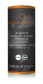 Organik Natürel Sızma Zeytinyağı 2000 ml Teneke