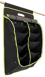 organizer Oxford large 53 x 80 cm polyester black/lime