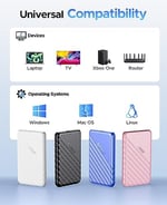 ORICO USB3.0 2.5 inç Hdd 6TB Ssd Harici Slim Harddisk Kutusu, , Siyah