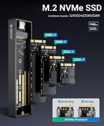 ORICO USB3.1 Gen2 10Gbps M.2 NVMe SSD Disk Kutusu Alüminyum